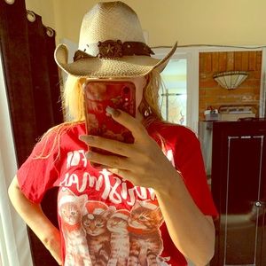 Stampede Straw Cowboy / Western Hat L